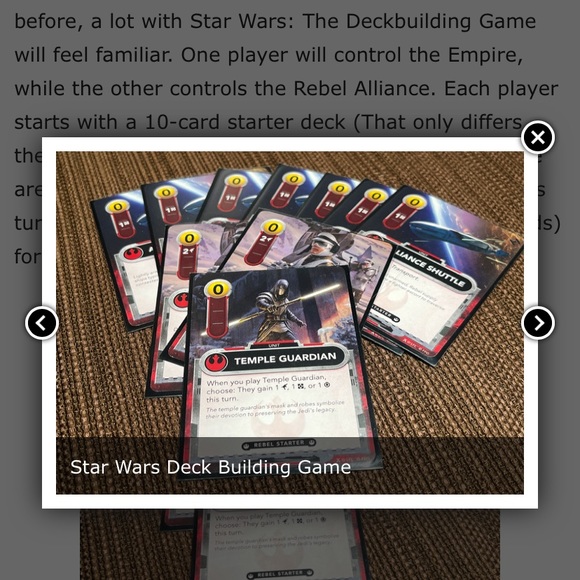 NWT board game - Star Wars: the deck building game - Picture 5 of 7